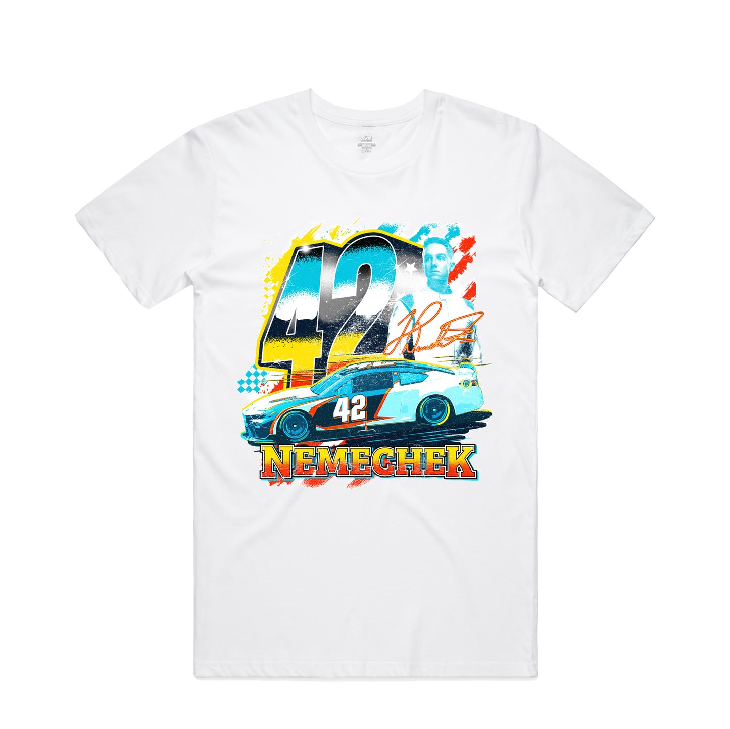 Finish Line S/S Vintage Tee - White